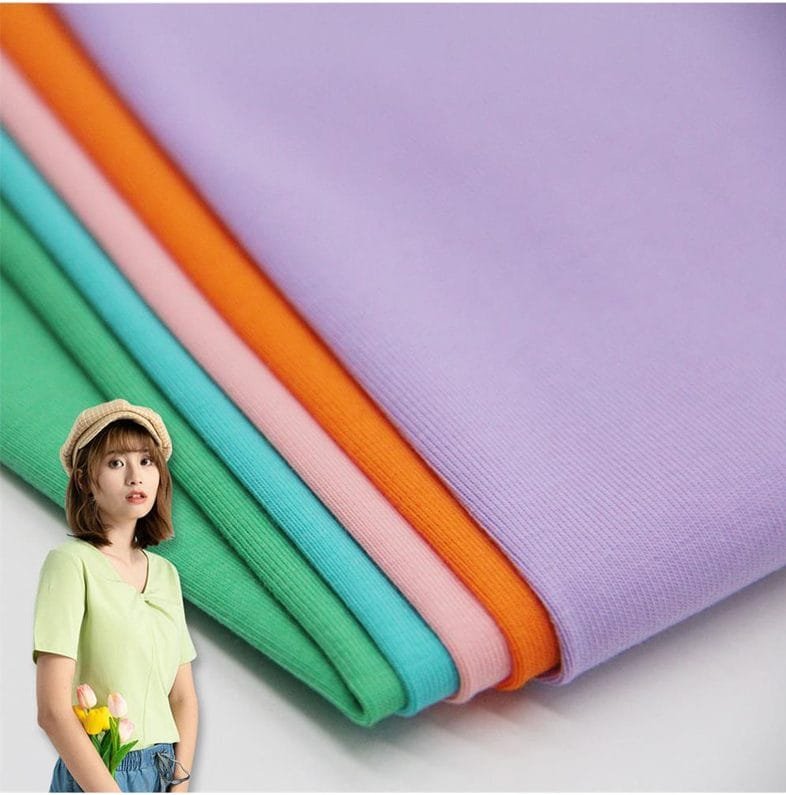 custom cotton spandex jersey fabric