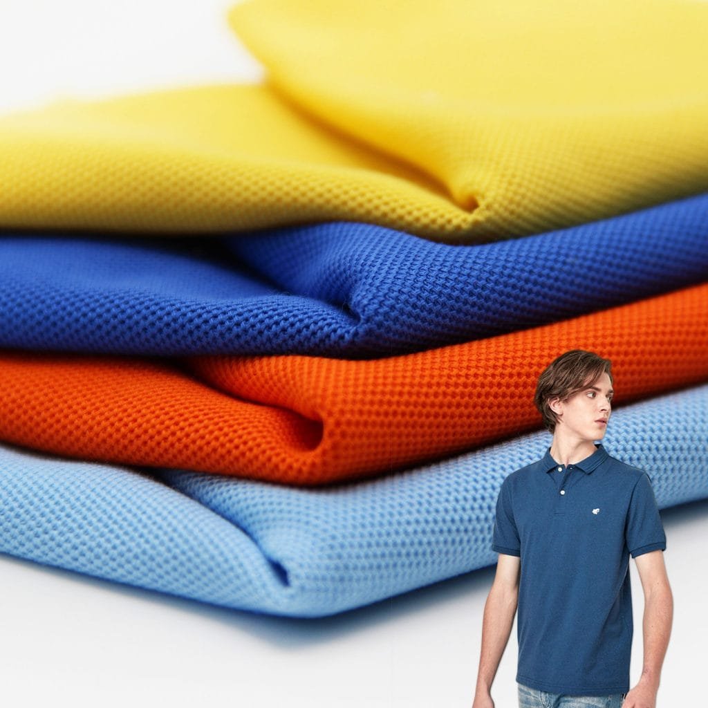220gsm cotton polyester pique fabric
