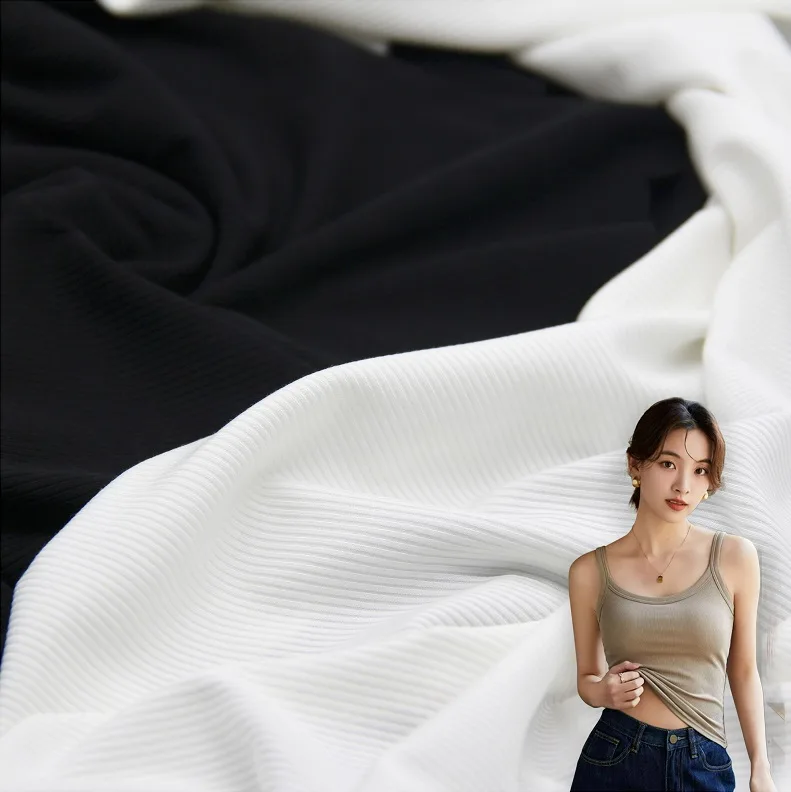 2×2 rib knitted fabric