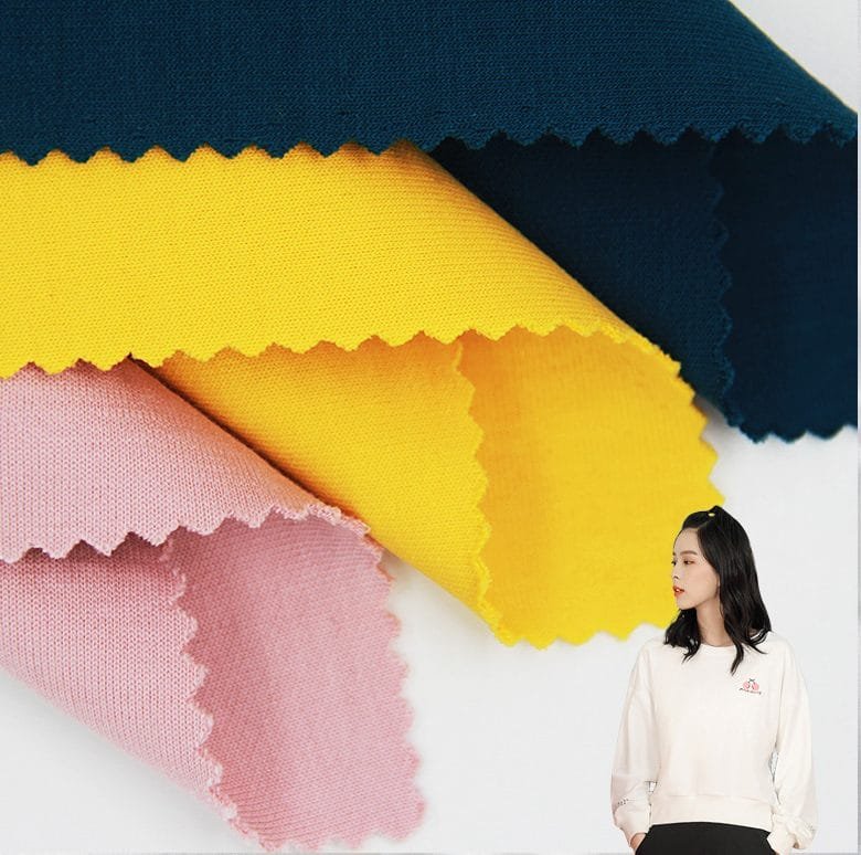 95cotton 5spandex double sided fabric