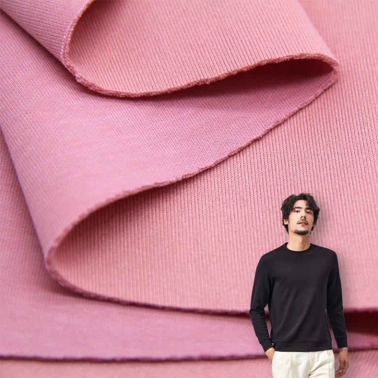 microfiber air layer bonded with milk silk fabric