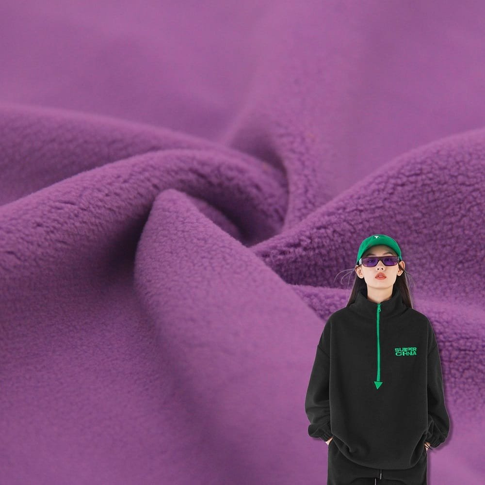 polar fleece bonded with polar fleece fabric