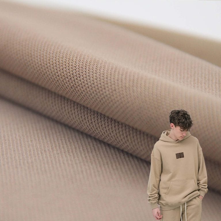 poly cotton spandex pique fabric